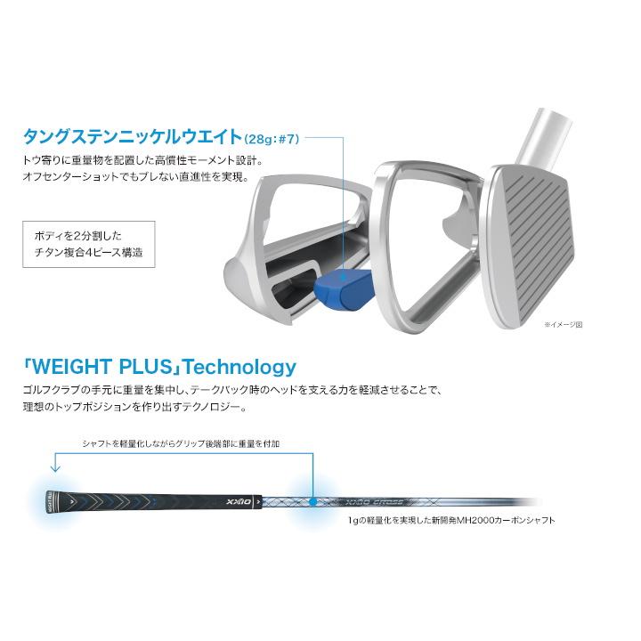 XXIO CROSS 右用 ダンロップ 2 ゼクシオクロス2 アイアンセット 7本
