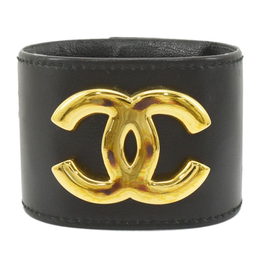 CHANEL（シャネル） バングル ココマーク レザーブレスレット