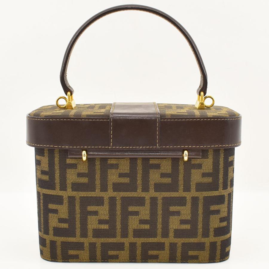 FENDI（フェンディ） バニティバッグ ズッカ柄 ハンドバッグ 2way