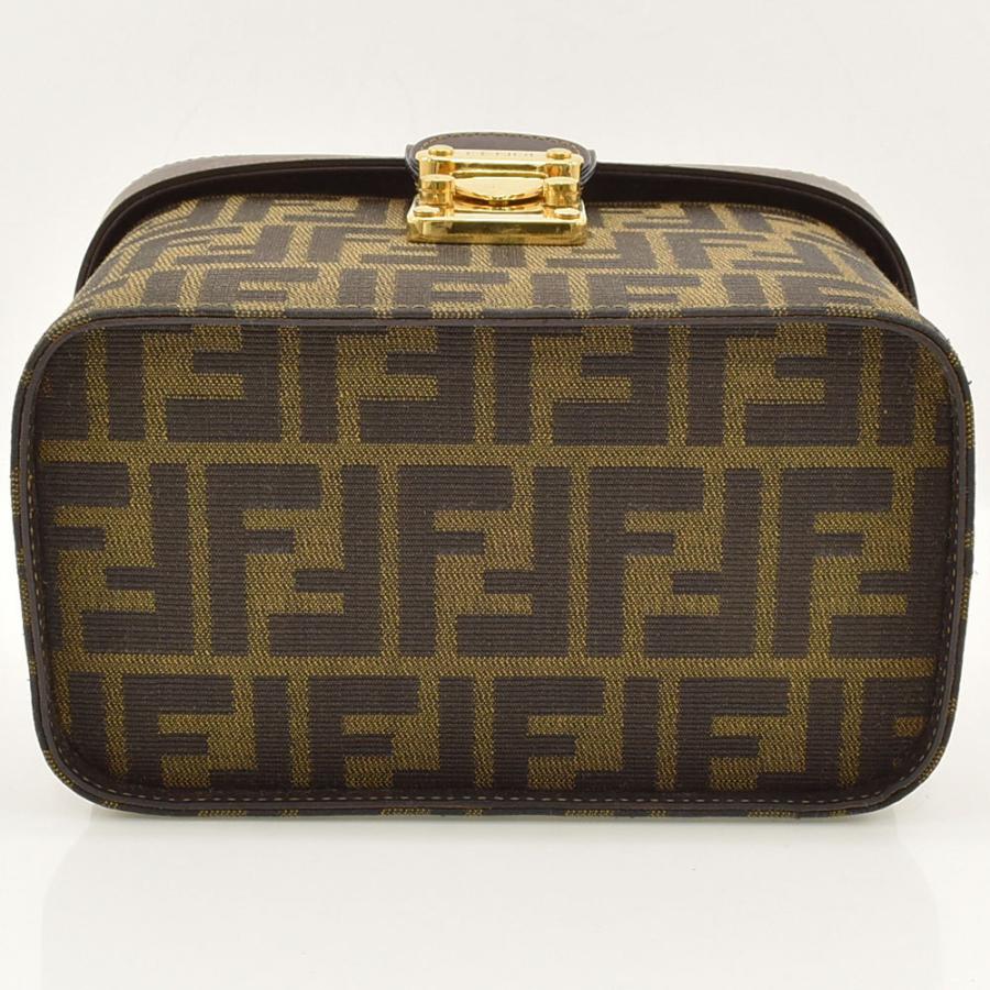 FENDI（フェンディ） バニティバッグ ズッカ柄 ハンドバッグ 2way
