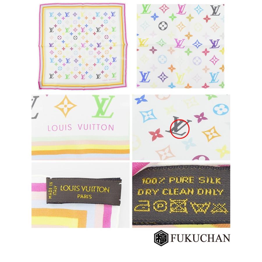LOUIS VUITTON/ルイ・ヴィトン バンダナ・モノグラム マルチカラー