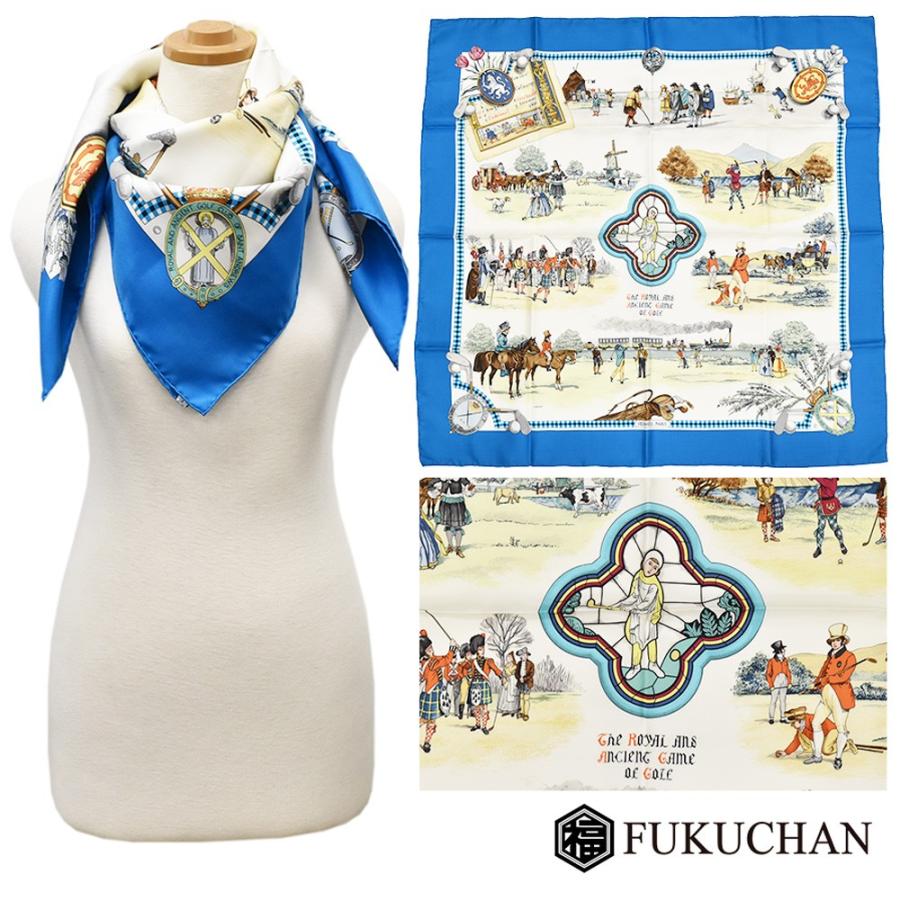 HERMES/エルメス カレ90/大判スカーフ the royal ans ancient game of