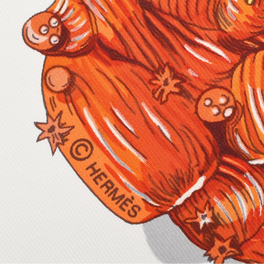 HERMES（エルメス） カレ90 Reve de Corail 珊瑚の夢 スカーフ シルク
