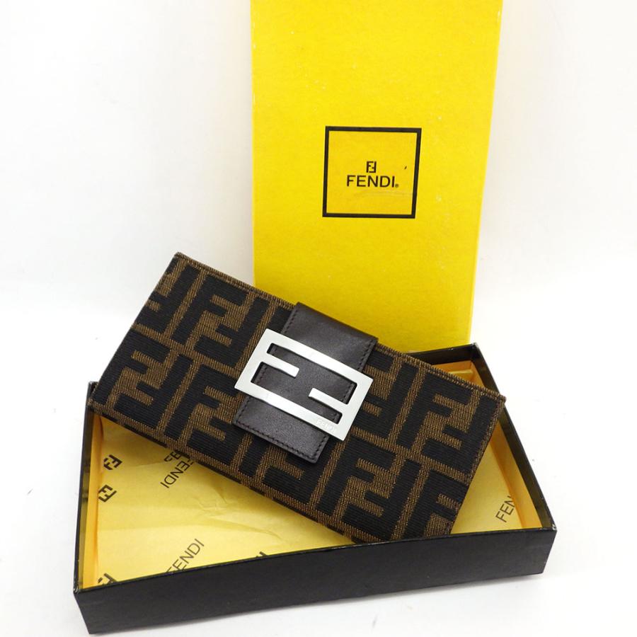 FENDI（フェンディ） ズッカ柄 二つ折 長財布 ヴィンテージ 2400