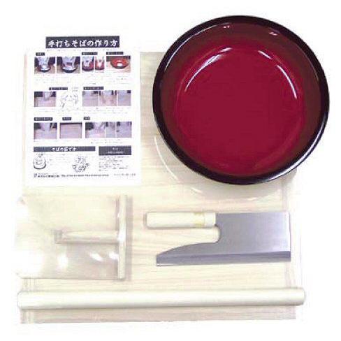 蕎麦打ち道具 家庭用 麺打ちセットB A-1280 1-0401-1101 : 料理道具