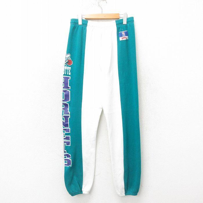20%OFF】W34/古着 スウェット パンツ 90s NBA シャーロットホーネッツ