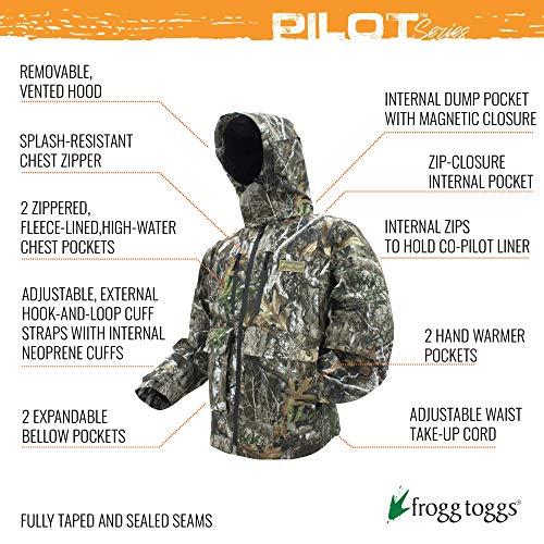並行輸入品】Frogg Toggs パイロットII 迷彩防水レインジャケット 対応