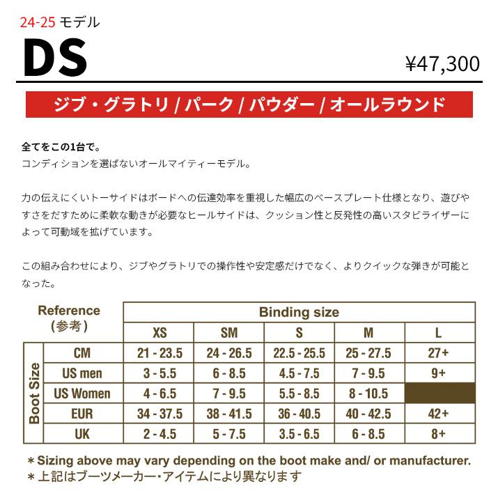 FLUX フラックス スノーボード ビンディング DS 24-25 モデル : FUSO
