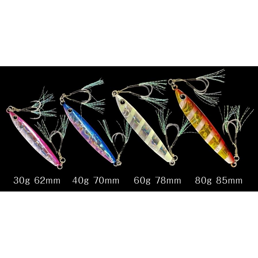 Zeake（ジーク） Rサーディン TG 40g タングステン メタルジグ ショア