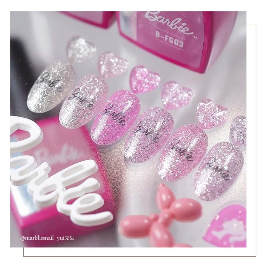 バービー Barbie フラッシュジェル 10g 6色セット FG01~06 ラメ