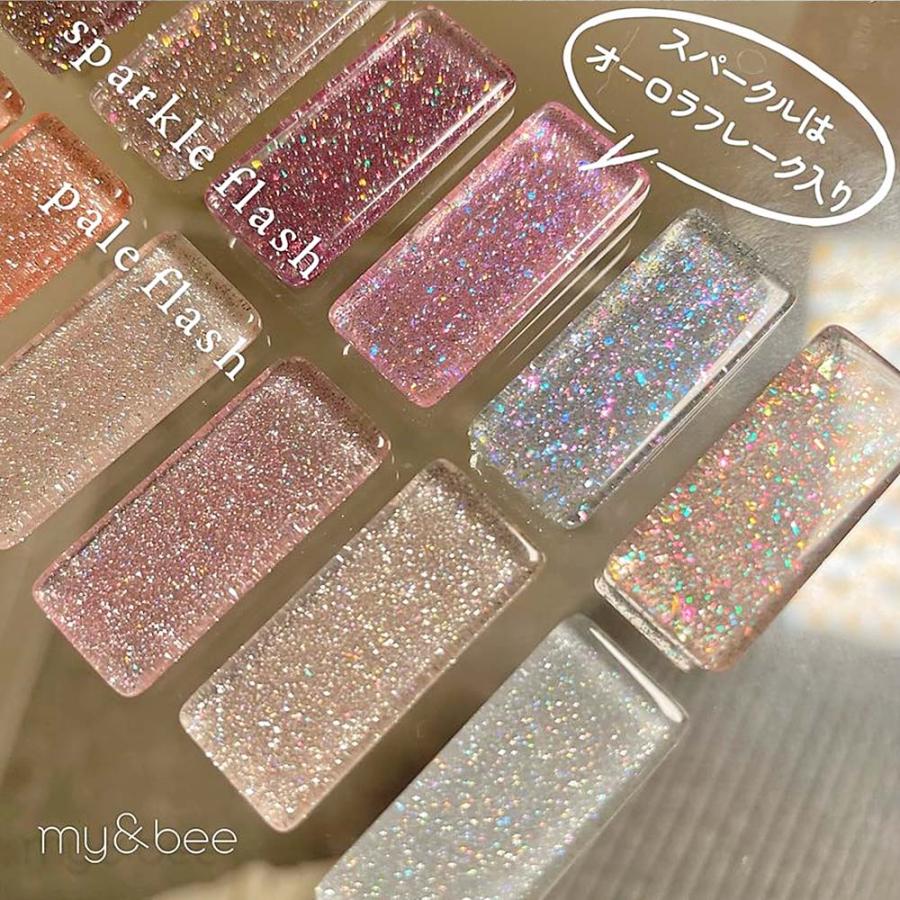 マイビー my&bee ペールフラッシュ 8ml 全6色 SP-001G~006G フラッシュ