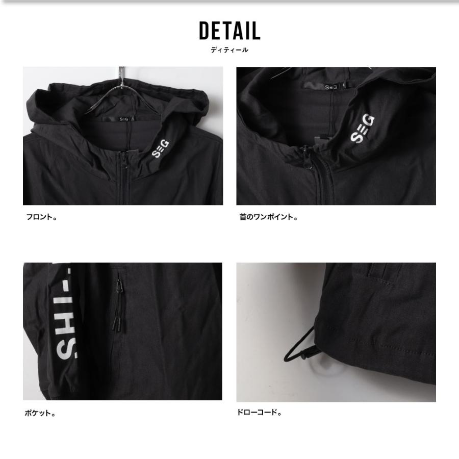 パーカー ジップアップ ジャケット スーパーストレッチ メンズ ゴルフ