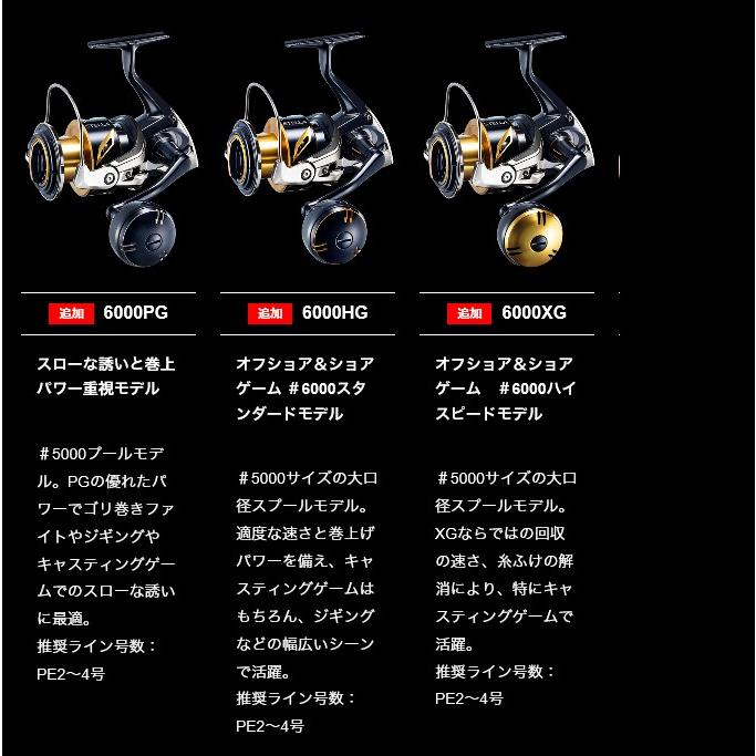 シマノ（SHIMANO） 20 ステラSW 6000PG (2020年追加モデル) スピニング