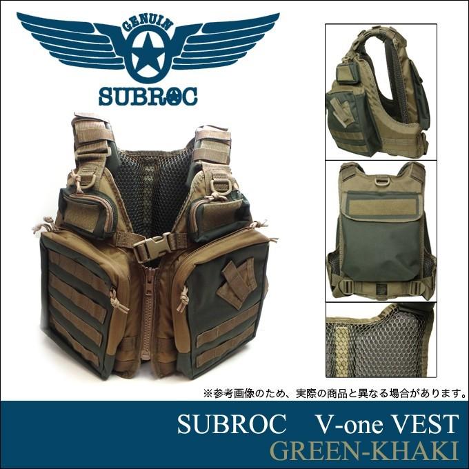 東邦産業 サブロック V-one VEST (カラー：グリーン×カーキ