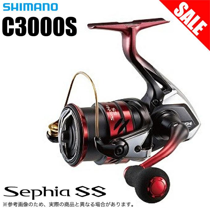 19Sephia SS C3000S スピニングリール レッド/ブラック Sephia シマノ