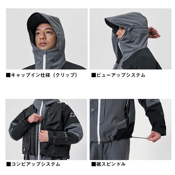DAIWA（ダイワ） DW-1825 (ブラック／L) ゴアテックス コンビアップ