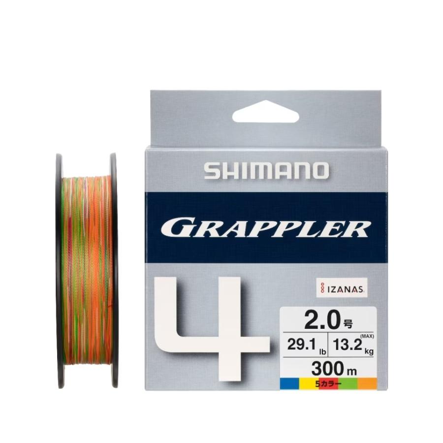 GRAPPLER シマノ/SHIMANO グラップラー4 300m 0.8, 1, 1.2, 1.5, 2, 3