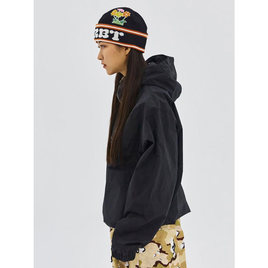 BSRABBIT BSRBT HOODED ANORAK JACKET BLACK スノーボードウェア