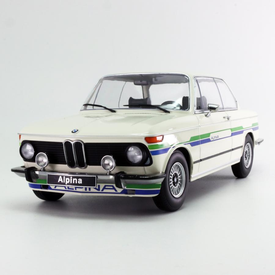 KKスケール 1/18 BMW 2002 Alpina 1974年 ホワイト 白 模型 ミニチュア