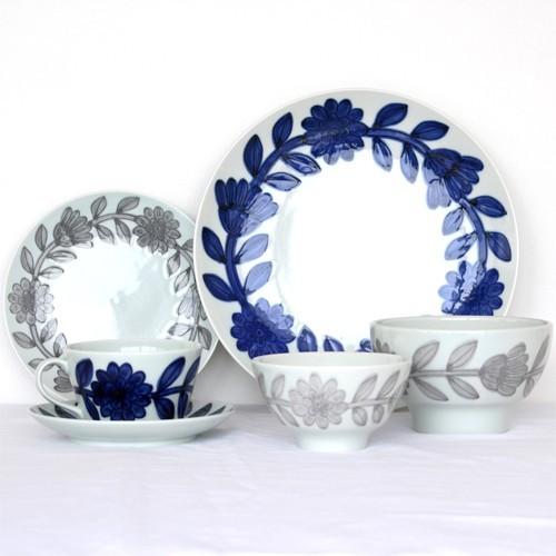 波佐見焼 西山窯 daisy デイジー プレート 18cm NISHIYAMA 和食器 磁器