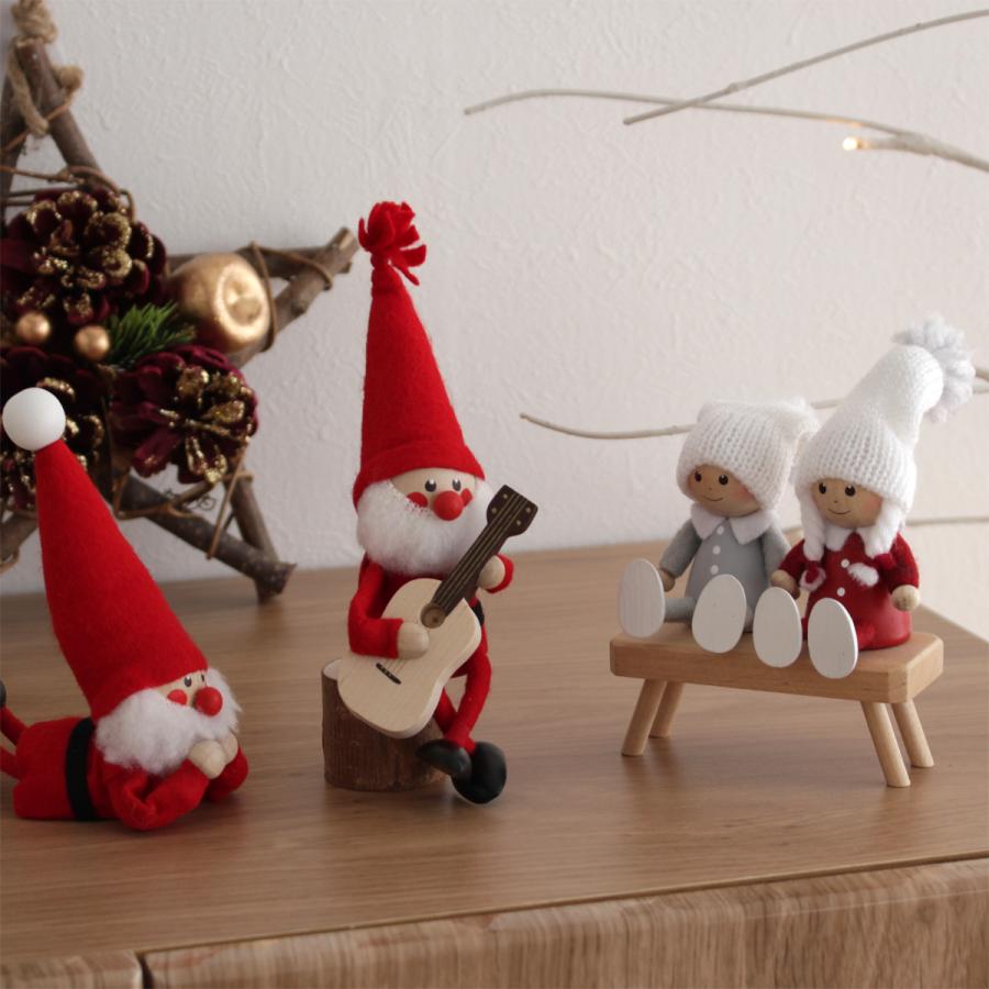 今季完売】ノルディカニッセ ギターを持ったサンタ フェルトシリーズ