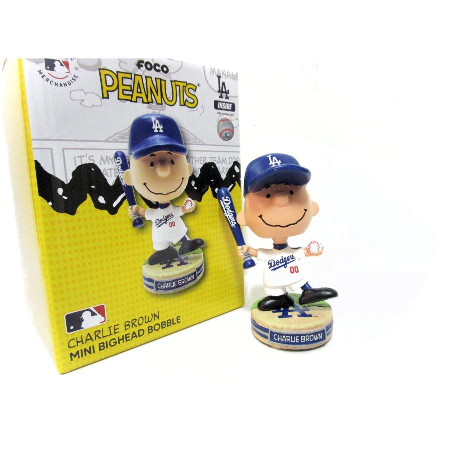 ピーナッツ チャーリーブラウン LAドジャース ボブルヘッド 限定150