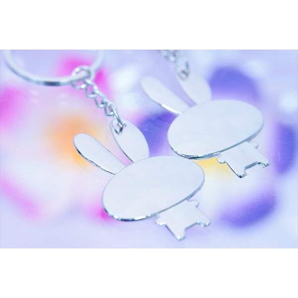 ペア ウサギ ラビット ハート 蝶ネクタイ カップル love キーホルダー