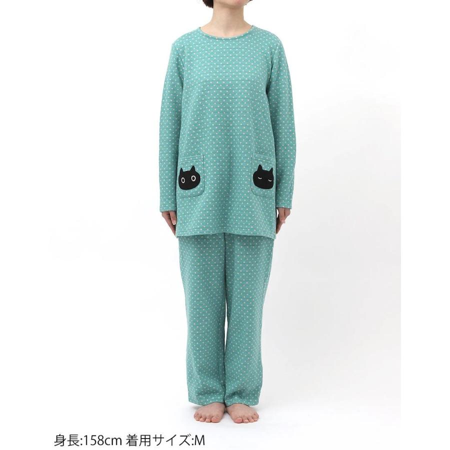Atsuko Matano 花柄パジャマ グリーン系オールシーズン Atsuko Matano