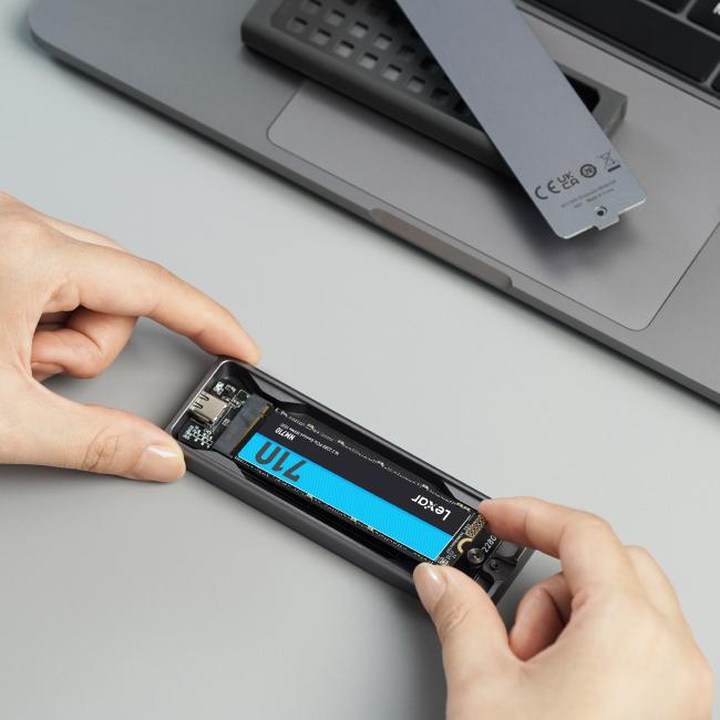 Lexar（レキサー） 【正規代理店】Lexar E6 M.2 SSD外付けケース NVMe