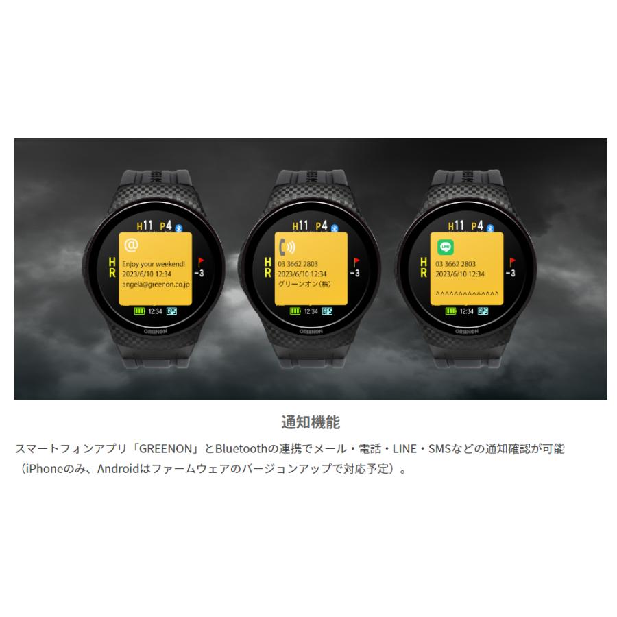 GREENON（グリーンオン） A1III ゴルフGPSナビ ウォッチ 有機ELタッチ