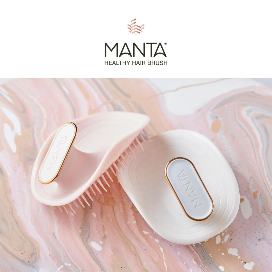 MANTA（マンタ） ヘアブラシ 正規品 ヘアブラシ オリジナルホワイト