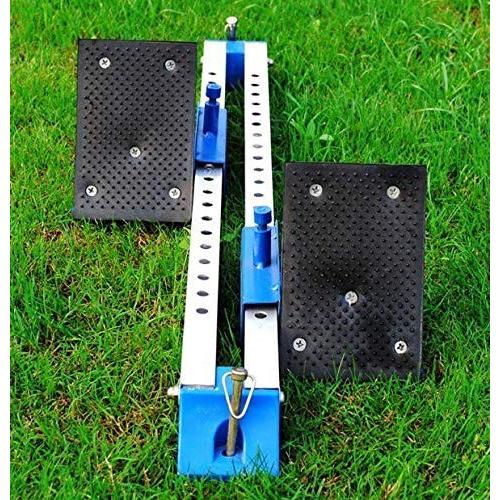 スターティングブロック 陸上競技 短距離用 スタートダッシュの練習を