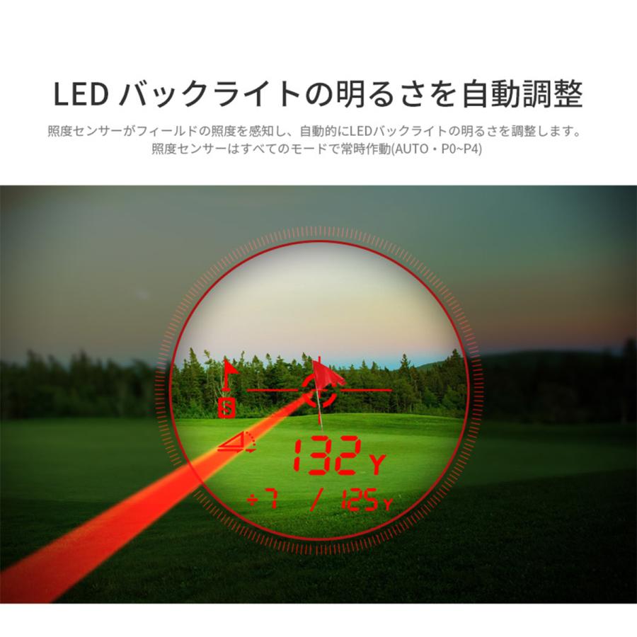 FineCaddie（ファインキャディ） ゴルフ距離計 ＼黒・赤明るさ自動調整