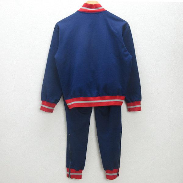 Q□日本製□オールドナイキ/NIKE セットアップ トラックジャージ□紺