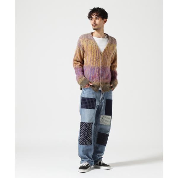ガーデン YOKE／ヨーク／KID MOHAIR WOOL BRUSHED TREE JAQUARD CARD