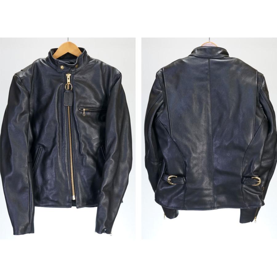 VANSON（バンソン） モデルBタイプ 立ち襟 シングルライダース レザー