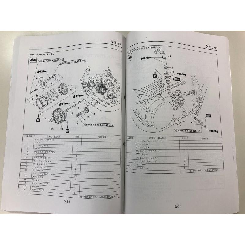 YAMAHA SR400 ('18-)サービスマニュアル SR400サービスマニュアル