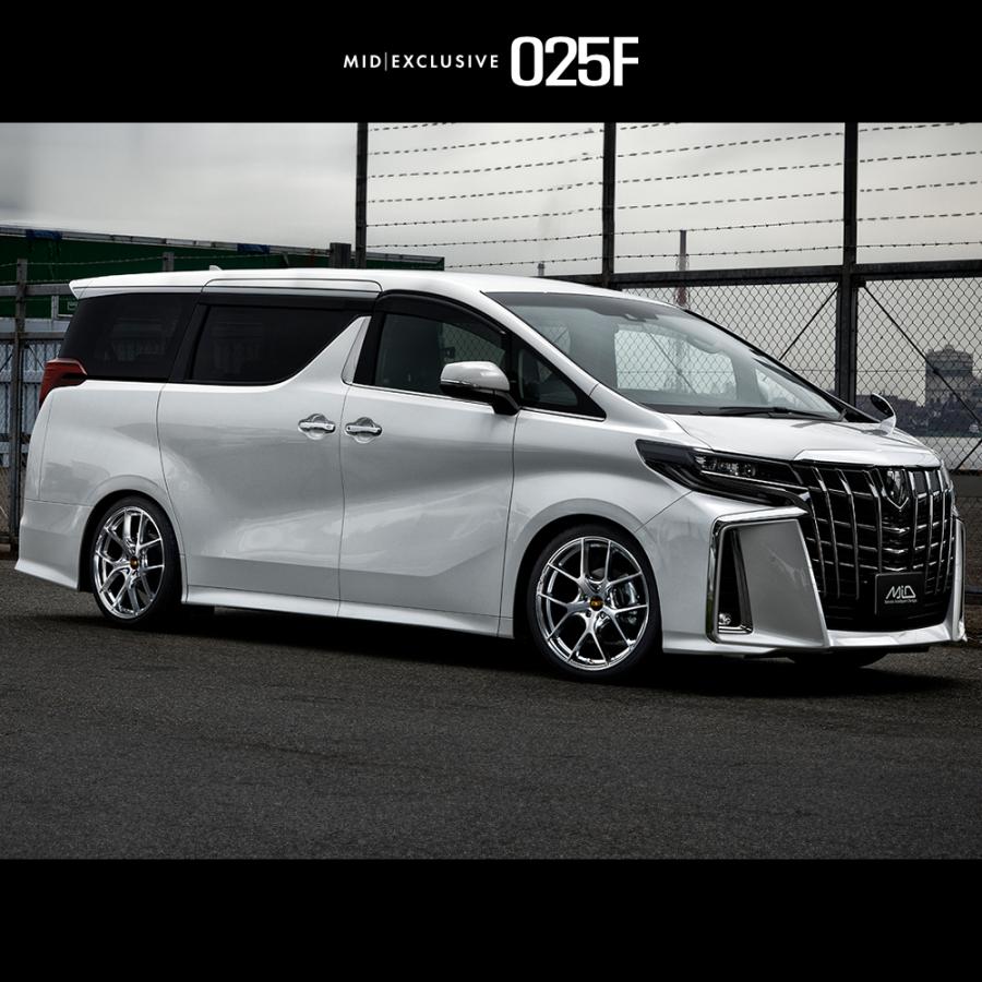 マルカサービス 4本購入で送料無料 MID EXCLUSIVE 025F 18x9.0J 5/120