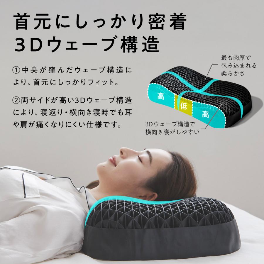 ヒツジのいらない枕 ZIPで紹介 枕 カバー付 高め 大きめ 極柔 まくら