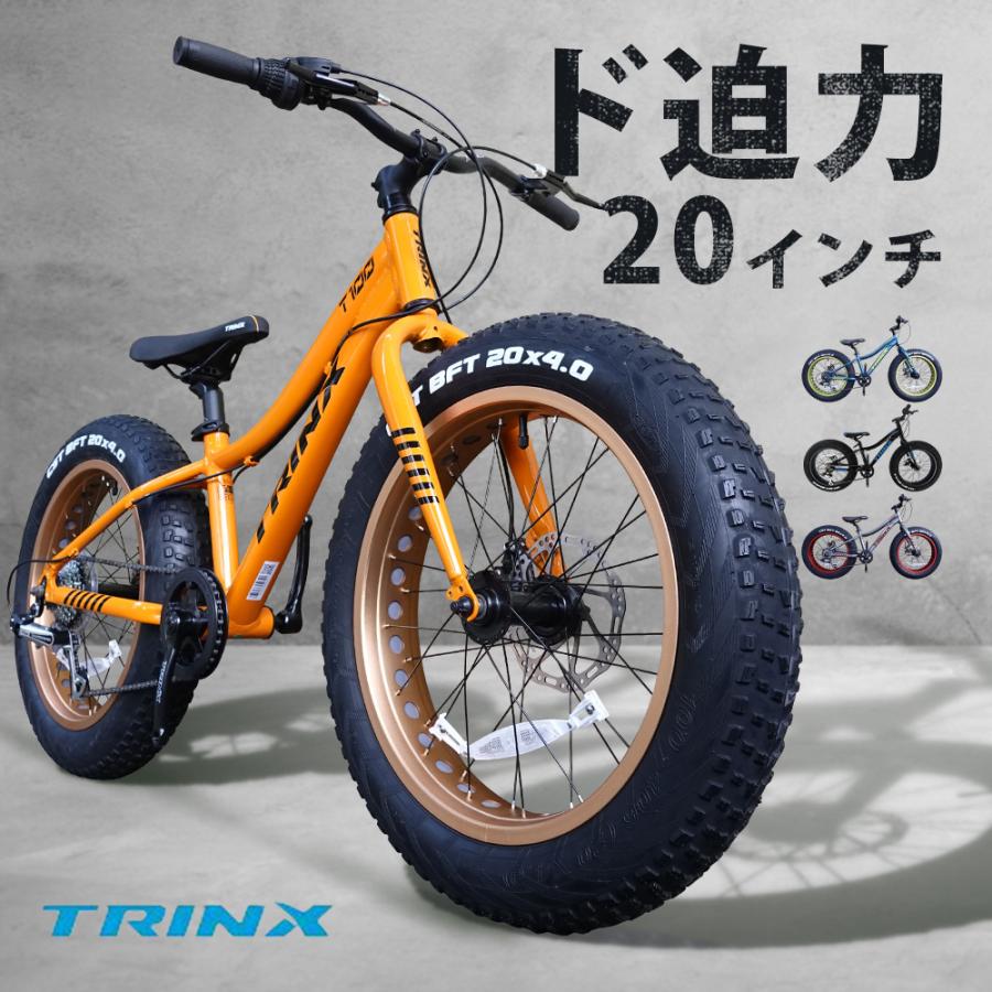 TRINX（トリンクス） ファットバイク 自転車 20インチ 極太タイヤ 太い