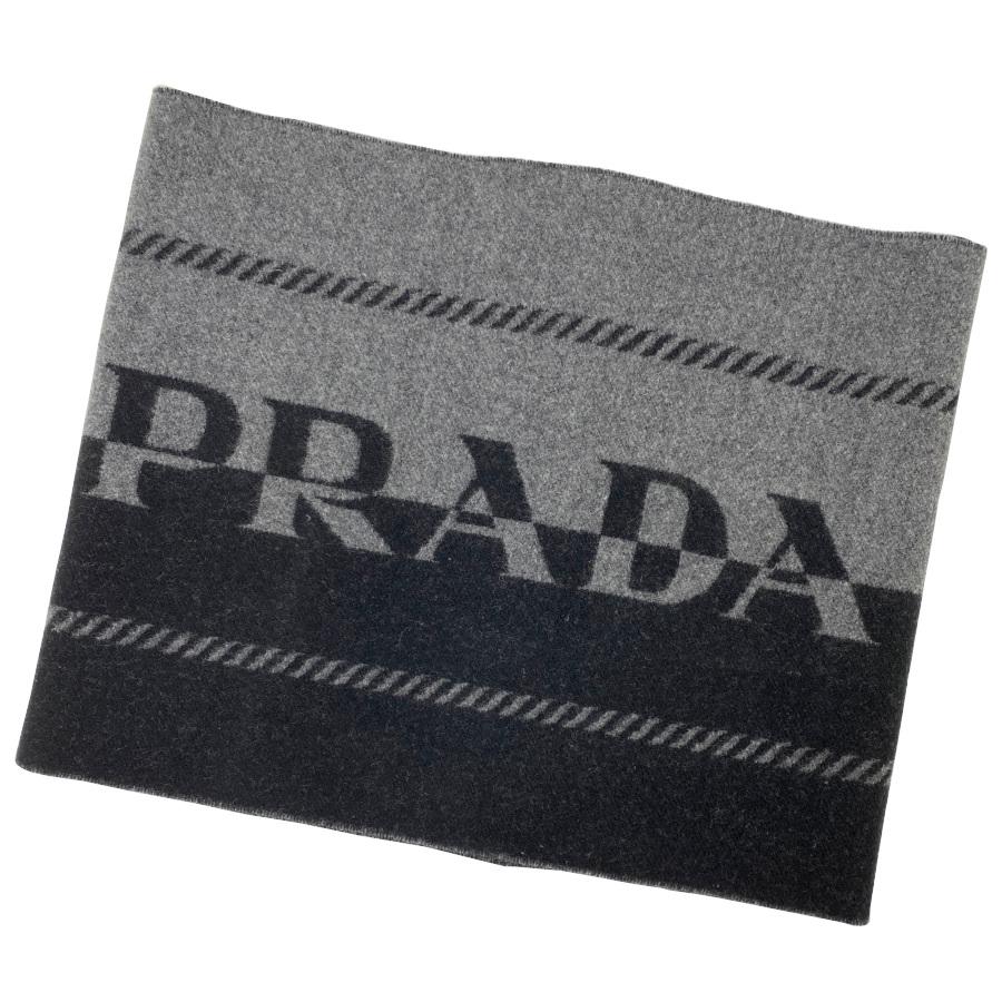 PRADA（プラダ） マフラー ジャカードロゴ入り スモール ウール