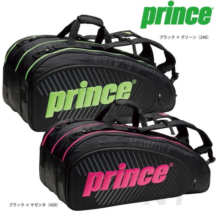 Prince テニスラケット 黒/ピンク 収納バッグ付き Prince テニス