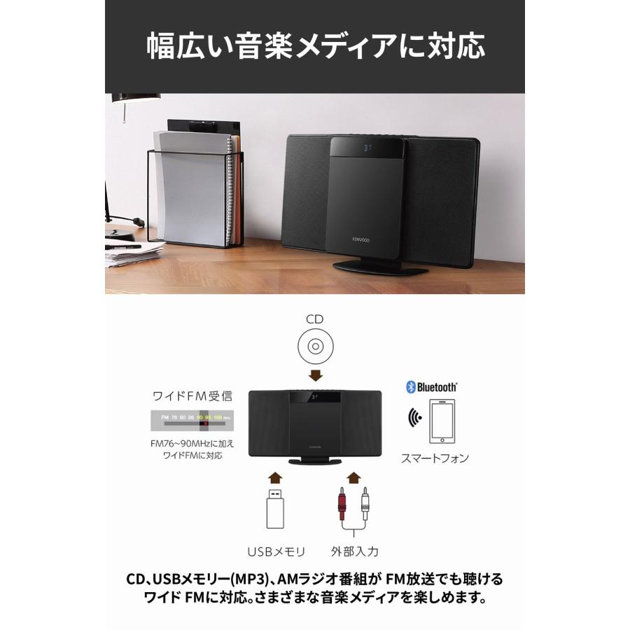 ケンウッド KENWOOD コンパクトHiFiシステム CDコンポ LCA-10