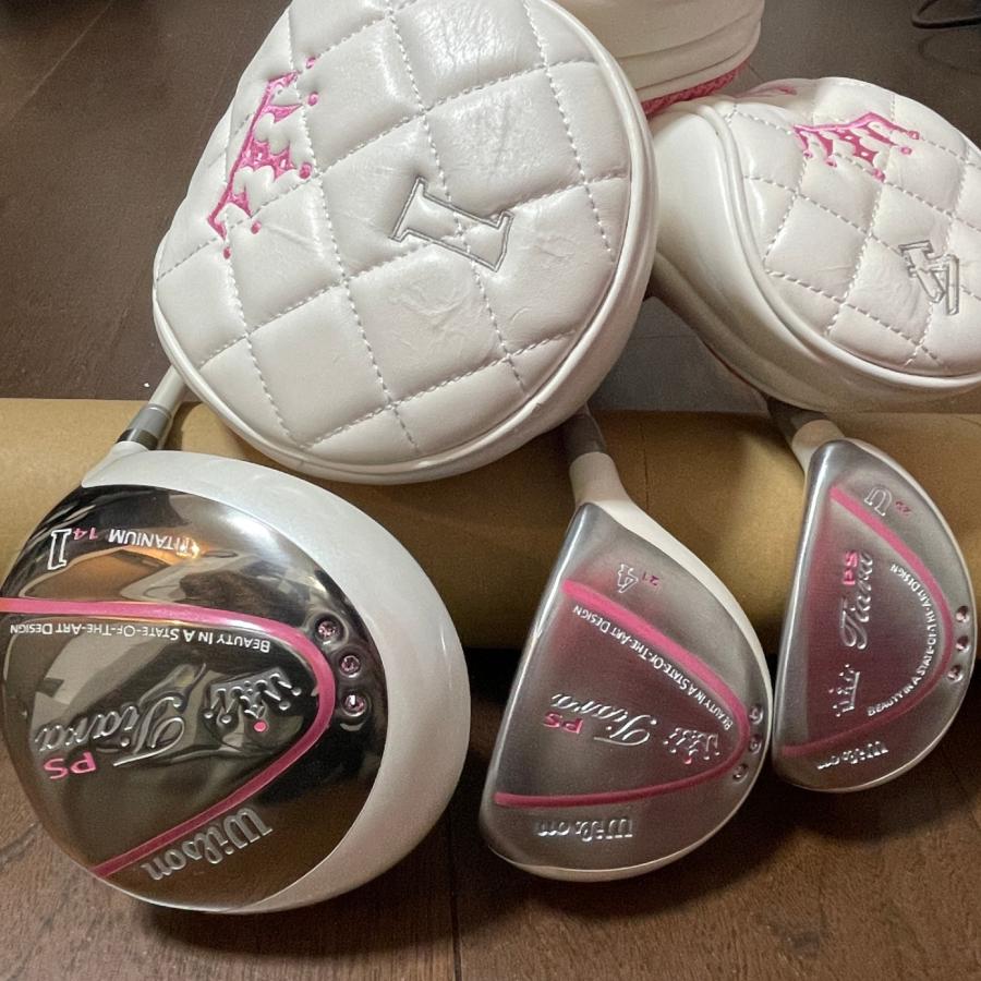 ウィルソン Tiara PS ハーフセット 8本 レディース Wilson 右 : 工具UP