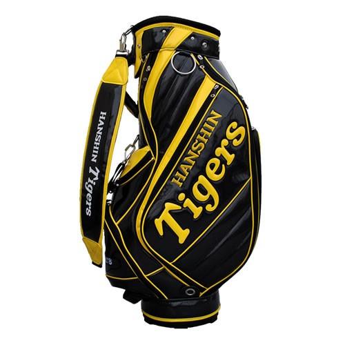阪神タイガース ゴルフ グッズ エナメル キャディバッグ GOLF