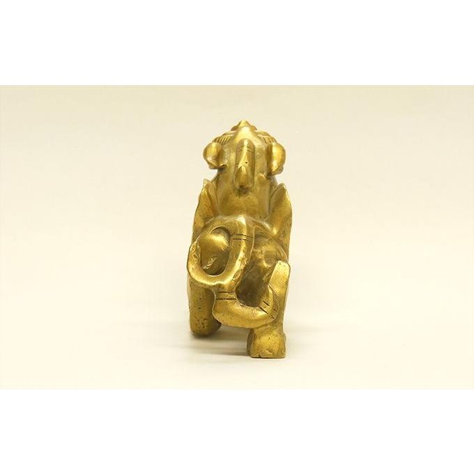 ヒキュウ（右）貔貅 銅製置物 風水開運 偏財運・ギャンブル・金運上昇