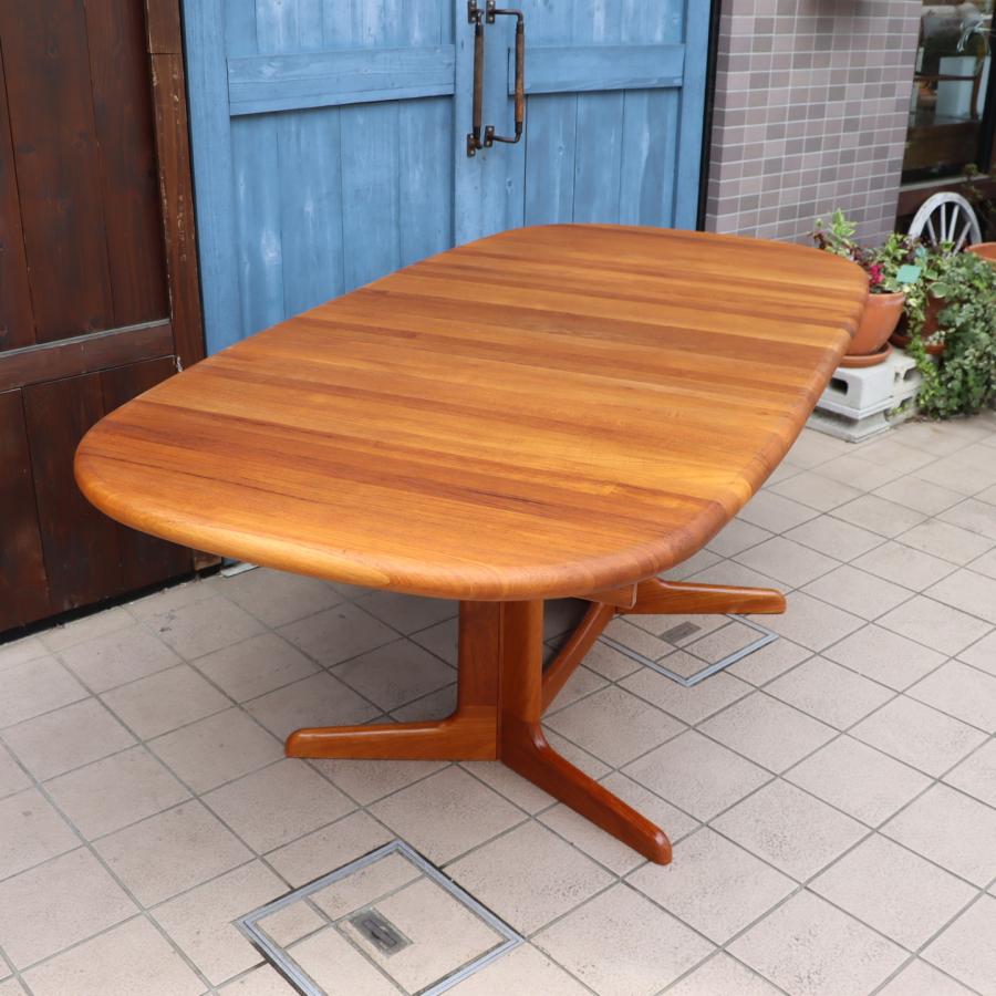 GUDME グドメ チーク無垢材 伸長式ダイニングテーブル 北欧家具