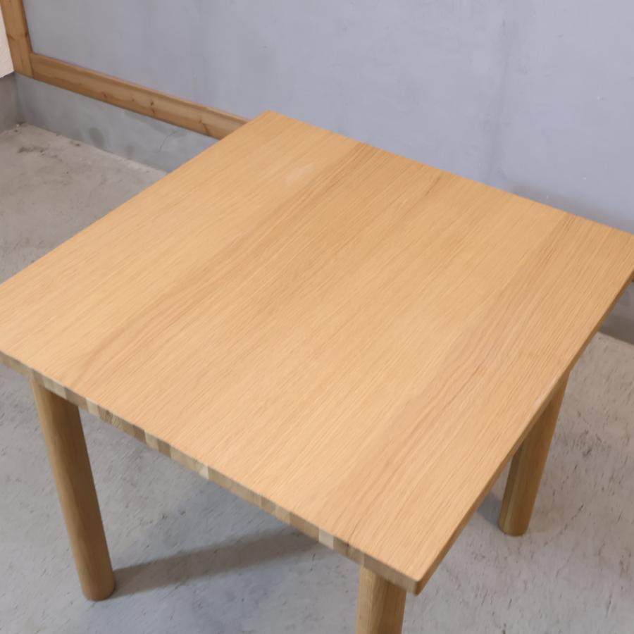 発送不可 無印良品 オーク材ダイニングテーブル 中古 140×80 埼玉中