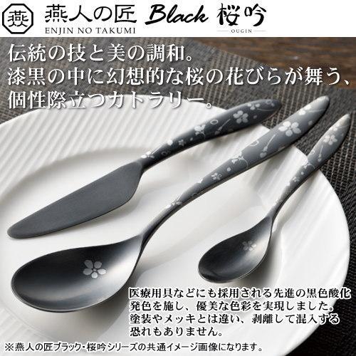 カトラリーセット ステンレス 日本製 燕三条製 ENJIN-NO-TAKUMI Black