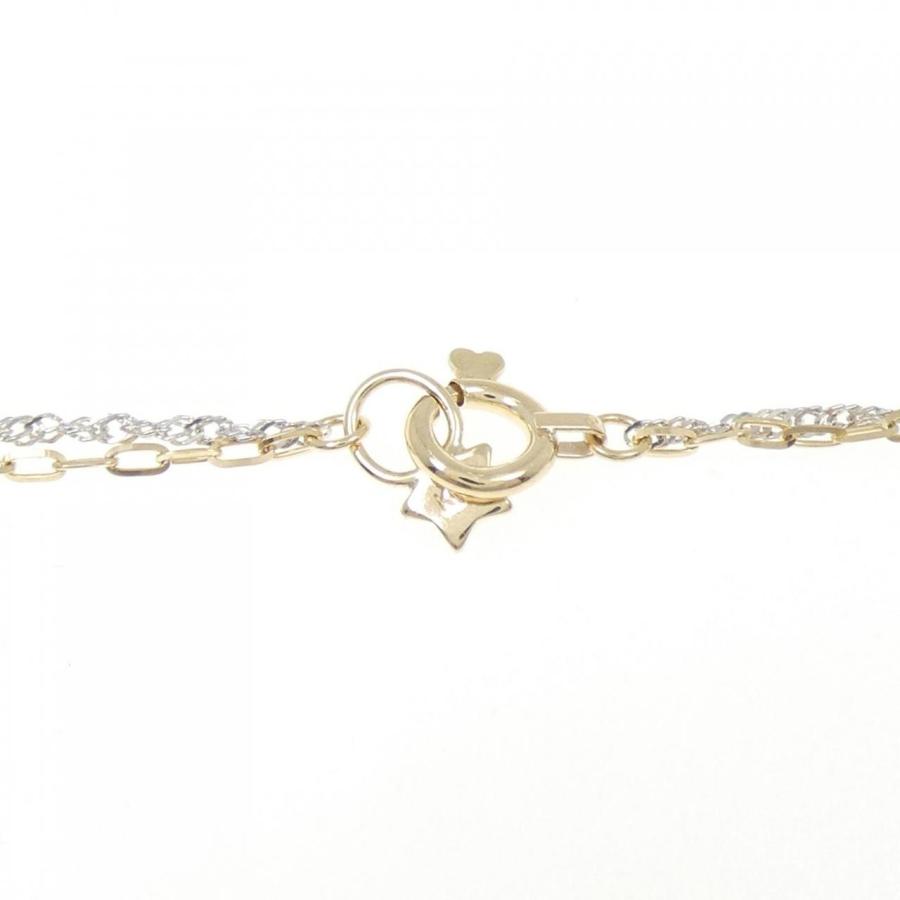 STAR JEWELRY K10YG /WG ゴールド シルバー ブレスレット
